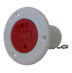 Fuel Deck Filler Cap - White - 50 mm - TP2109W - CanSB 